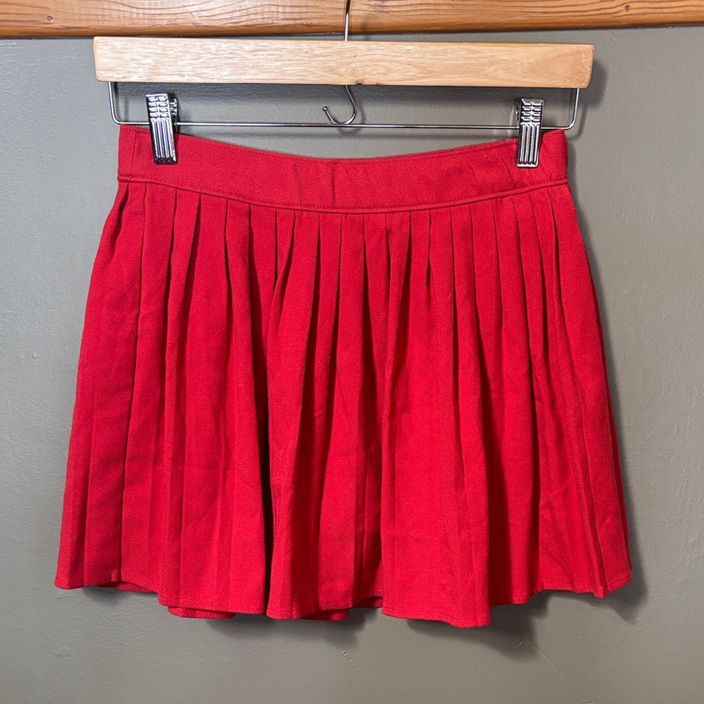 Abercrombie kids Red Pleated girl’s Skort sz 13/14